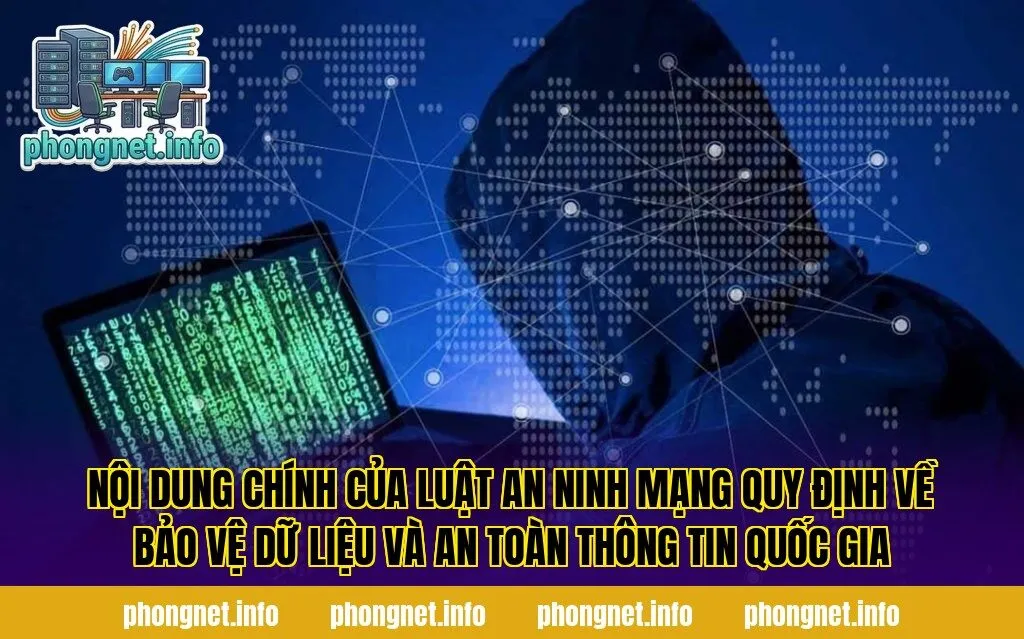 Nội dung chính của luật an ninh mạng quy định về bảo vệ dữ liệu và an toàn thông tin quốc gia