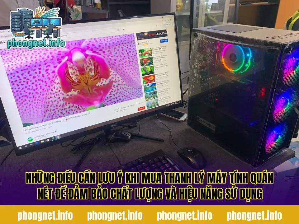 Những điều cần lưu ý khi mua thanh lý máy tính quán nét để đảm bảo chất lượng và hiệu năng sử dụng